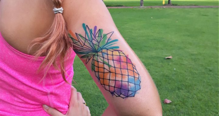 pineapple tattoo